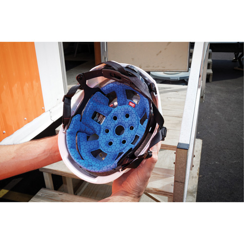 BOLT Safety Helmet Cooling Liner, Blue Pathway Supply LP