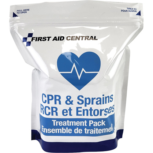 9-Piece CPR & Sprains Refill Pack for Emergency Response First Aid Kit Pathway Supply LP