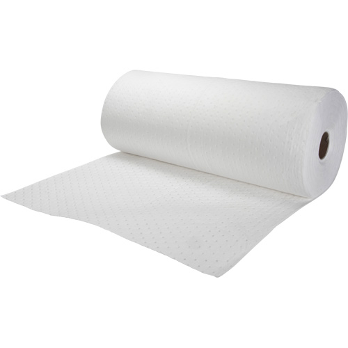 Rouleaux absorbants li&eacute;es, Poids moyen, 150' lo x 30" la, Absorption 20 gal. Pathway Supply LP