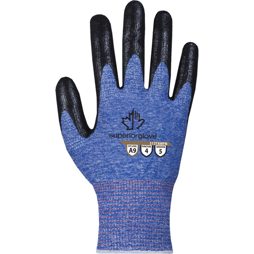 Gant extr&ecirc;mement r&eacute;sistant aux coupures, Taille 7, Calibre 13, Rev&ecirc;tement Mousse de nitrile, Enveloppe en TenActiv, ASTM ANSI niveau A9 Pathway Supply LP