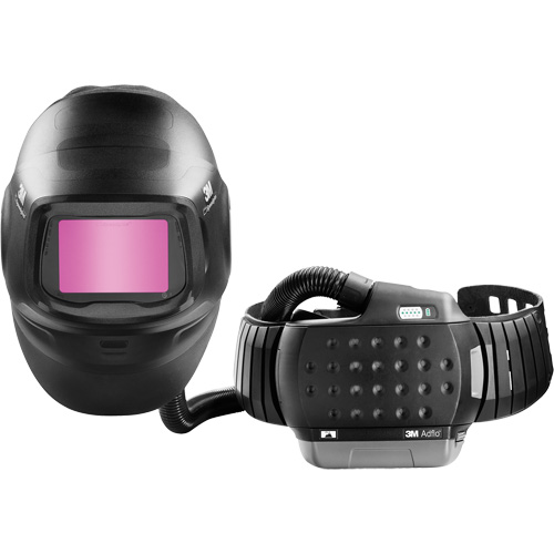 Speedglas G5-01 Heavy-Duty Welding Helmet with Adflo PAPR Assembly, Welding Helmet, Lithium-Ion Battery Pathway Supply LP