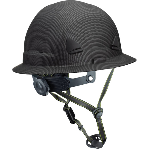 Casque Fibre Metal de style escalade avec bordure compl&egrave;te, R&eacute;pond aux normes CSA type 2, Suspension Rochet, Non ventil&eacute; Pathway Supply LP