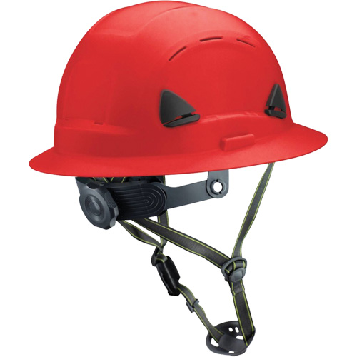 Fibre Metal Climbing Style Helmet with Full Brim, Meets CSA Type 2, Ratchet Suspension, Vented Pathway Supply LP