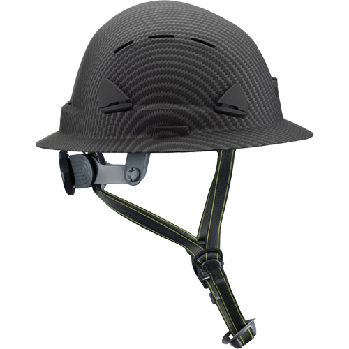 Fibre Metal Climbing Style Helmet with Full Brim, Meets CSA Type 2, Ratchet Suspension, Vented Pathway Supply LP