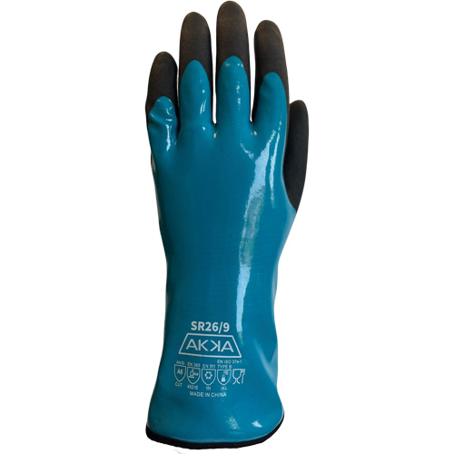 Gants alimentaires de protection contre les produits chimiques, le froid et la coupe, Taille 7, 12" lo, PVC, Doublure en Nylon Pathway Supply LP