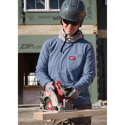 GRIDIRON Long Sleeve Pocket T-Shirt, Women's, X-Small, Black Pathway Supply LP