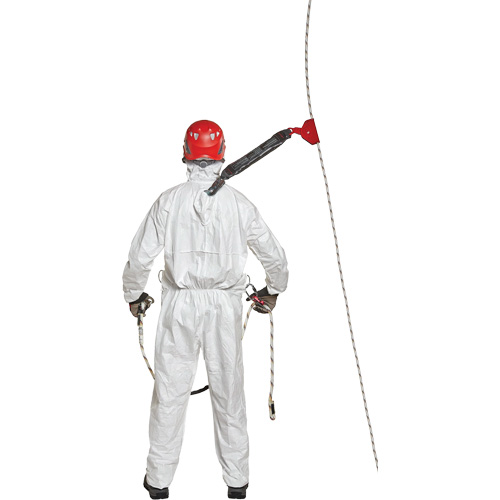 Harness-Compatible Disposable Coverall, Small, White, Tyvek&reg; 500 Pathway Supply LP