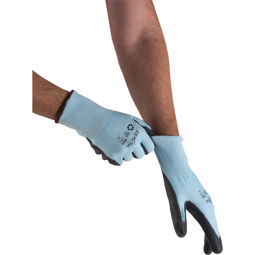 Eco-Friendly Stretch Cut-Resistant Gloves, Size 10, 13 Gauge, Polyurethane Coated, HPPE/RPET Shell, ASTM ANSI Level A3 Pathway Supply LP