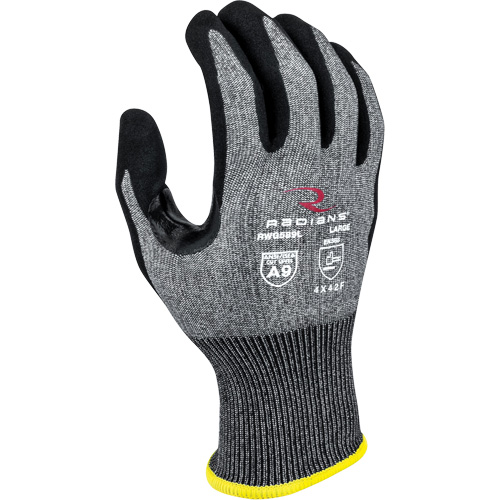 Gants enduits r&eacute;sistants &agrave; la coupe RWG589, Taille 2T-Grand, Calibre 18, Rev&ecirc;tement Mousse de nitrile, Enveloppe en PEHP, ASTM ANSI niveau A9/EN 388 niveau F Pathway Supply LP
