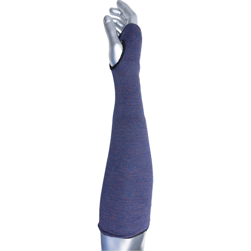 Manchette ASP &agrave; 2 plis avec trou pour pouce ECO Series Kut Gard, Aramide, 14", ASTM ANSI niveau A3, Mauve Pathway Supply LP