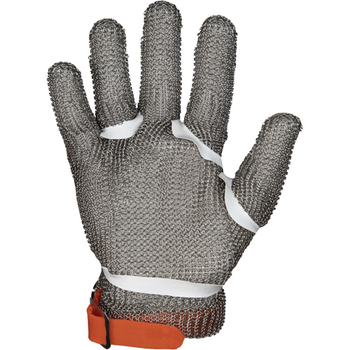 MMG Food Safe Metal Chainmail Gloves, Size 2X-Small, Stainless Steel Shell, ASTM ANSI Level A9 Pathway Supply LP