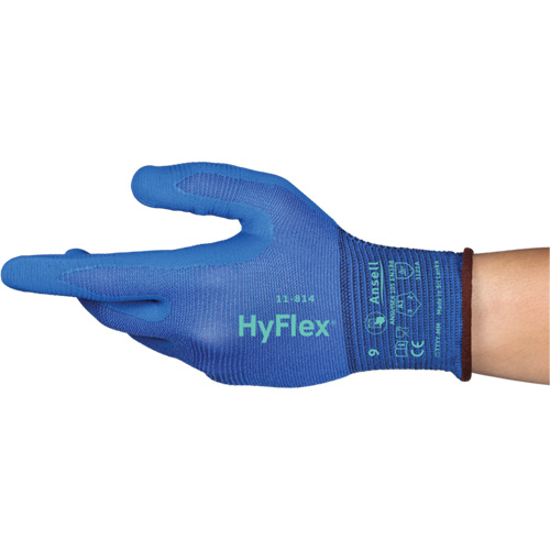 Gants Hyflex 11-814, Taille 5/2T-petit, Calibre 18, Rev&ecirc;tement Mousse de nitrile, Enveloppe en Nylon/Spandex, ASTM ANSI niveau A1/EN 388 niveau 1/EN 388 niveau A Pathway Supply LP