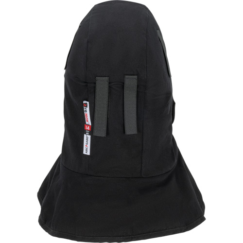 Pioneer 765A Flame-Resistant Quilted Hard Hat Liner with Long Neck & Detachable Mouthpiece, Black/Grey, Cotton/FR-Tech&reg;/Modacrylic/Nylon Pathway Supply LP