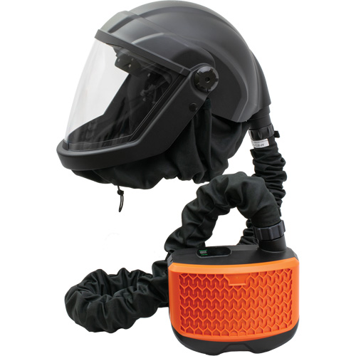 PEAKAIR DEFENDER Visor Powered Air-Purifying Respirator with Blower Kit, Facepiece Respirator, Lithium-Ion Battery Pathway Supply LP