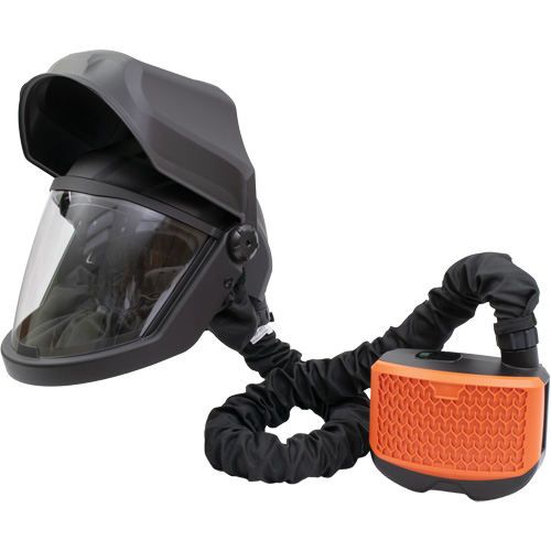 Visi&egrave;re rabattable PEAKAIR DEFENDER & ensemble de souffleur X90VX, Respirateur &agrave; masque/Masque de soudage, Pile Lithium-ion Pathway Supply LP