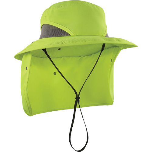 Chapeau de garde forestier 8934 Chill-Its avec prot&egrave;ge-nuque, grand/tr&egrave;s-grand, Lime haute visibilit&eacute; Pathway Supply LP