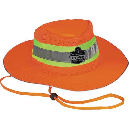 Chapeau de soleil de garde forestier GloWear 8935, grand/tr&egrave;s-grand, Orange haute visibilit&eacute;, Polyester Pathway Supply LP