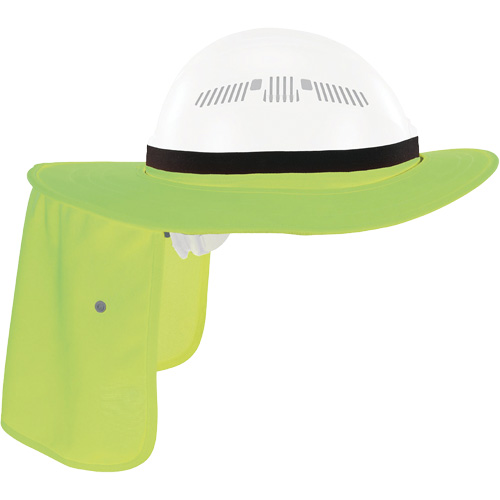 Chill-Its 6661 Universal Hard Hat Brim with Neck Shade, Hi-Vis Lime Pathway Supply LP