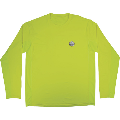 Chemise de refroidissement &agrave; manches longues avec protection solaire et UV Chill-Its 6689, Jaune lime haute visibilit&eacute;, Petit Pathway Supply LP