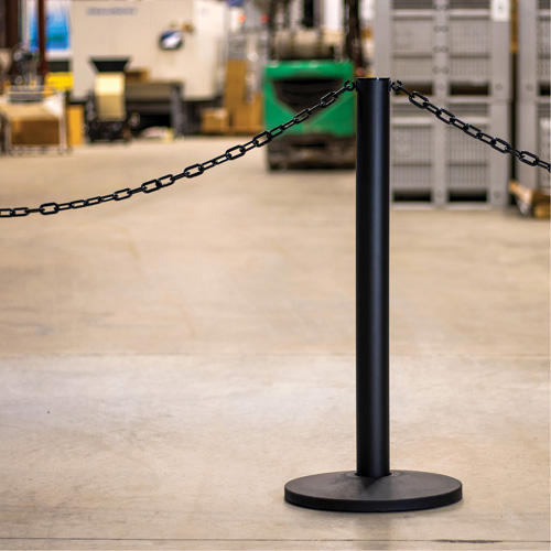 Industrial Stanchion, 37" High, Red Pathway Supply LP
