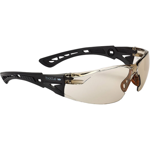 Rush+ BSSI Safety Glasses, Copper/Brown Lens, Anti-Fog/Anti-Scratch, ANSI Z87+ Pathway Supply LP