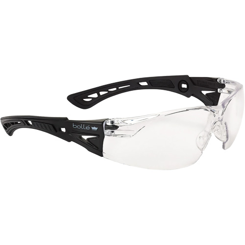 Rush+ Small BSSI Safety Glasses, Clear Lens, Anti-Fog/Anti-Scratch, ANSI Z87+ Pathway Supply LP
