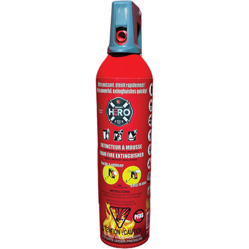 Hero 911 PFAS-Free Fire Extinguisher, ACK, 750 ml Capacity Pathway Supply LP