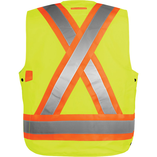 Veste haute visibilit&eacute; pour arpenteur, Orange haute visibilit&eacute;, 5T-Grand, Polyester Pathway Supply LP