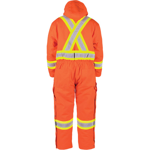 High-Visibility Lined Canvas Overalls, Small, High Visibility Orange Pathway Supply LP