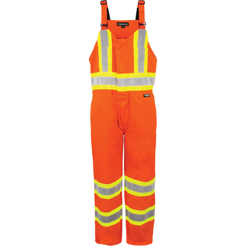 High-Visibility Unlined Overalls, Large, High Visibility Orange Pathway Supply LP