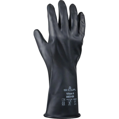 Gants r&eacute;sistant &agrave; l'acide & aux produits chimiques, Taille Grand/9, 12" lo, Caoutchouc butyle/Viton, 12 mils Pathway Supply LP