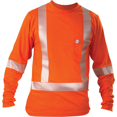 T-shirt &agrave; manches longues, 3T-Grand, Orange Pathway Supply LP