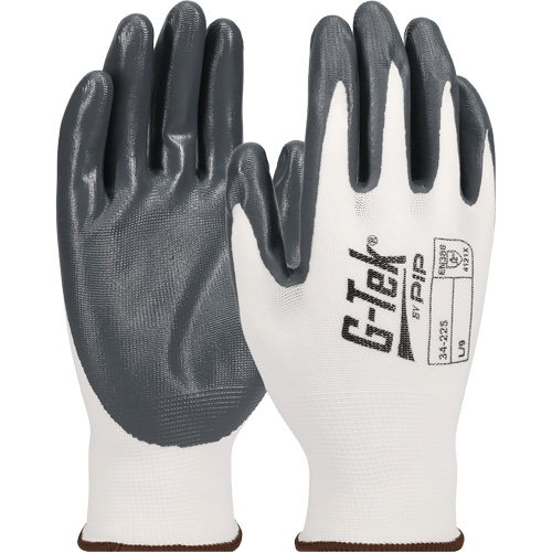 G-Tek&reg; Economy Seamless Knit Glove, X-Small, Nitrile Coating, 13 Gauge, Nylon Shell Pathway Supply LP