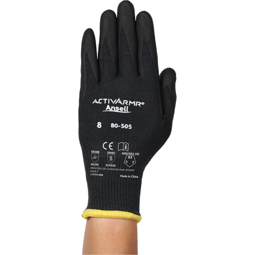 Gants r&eacute;sistants &agrave; la chaleur conductrice et &agrave; la coupe ActivArmr 80-505, Taille 11, Calibre 13, Rev&ecirc;tement Mousse de nitrile, Enveloppe en Kevlar/Intercept, ASTM ANSI niveau A5/EN 388 niveau E Pathway Supply LP