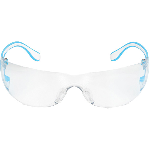 Lunettes de s&eacute;curit&eacute; bleu/blanc Adapt Lite, Lentille Transparent, Antibu&eacute;e/Anti-&eacute;gratignures, ANSI Z87+/R&eacute;pond ou surpasse la norme CSA Z94.3 Pathway Supply LP