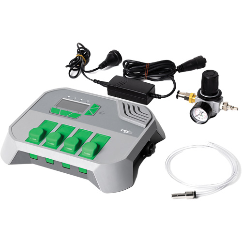 Moniteur de gaz GX4 avec cartouche CO de 5 ppm et ensemble d'adaptateur d'alimentation Pathway Supply LP