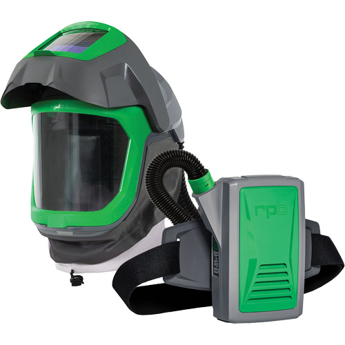 Masque de respirateur Z-Link avec joint de visage, visi&egrave;re & montage &agrave; ceinture, Respirateur &agrave; masque/Masque de soudage, Pile Lithium-ion Pathway Supply LP