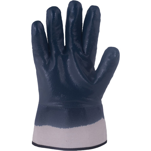 Horizon&reg; Navy Gloves with Pasted Cuffs, X-Large, Nitrile Coating, Jersey/Cotton Shell Pathway Supply LP