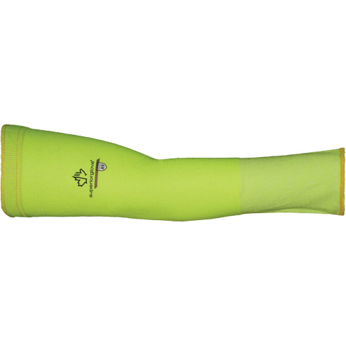 Max KTX1HV Cut-Resistant Sleeve, X-Large, TenActiv, 18", ASTM ANSI Level A9, High Visibility Yellow Pathway Supply LP