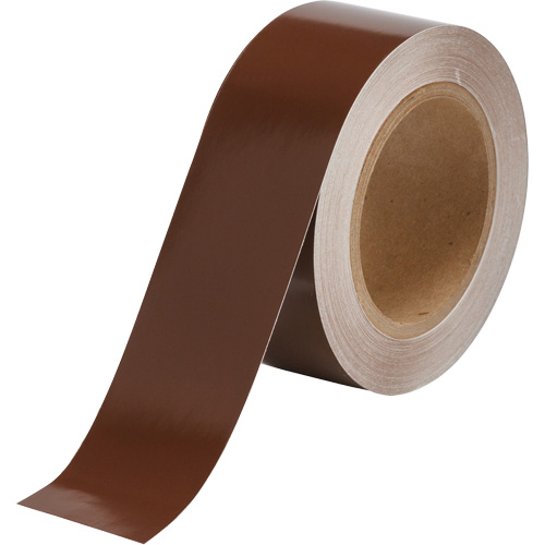 Pipe Marker Tape, 90', Brown Pathway Supply LP