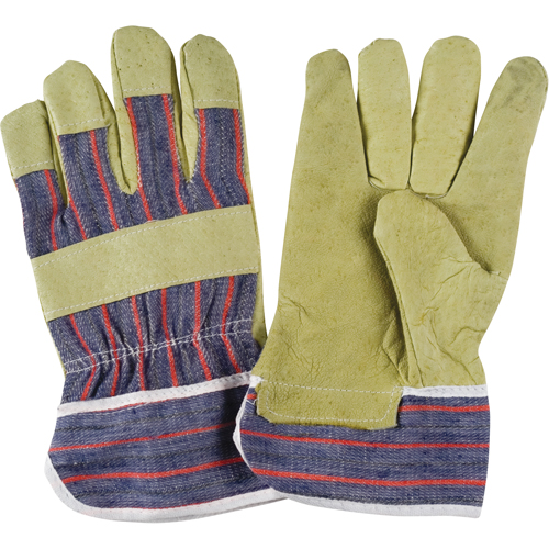 Abrasion-Resistant Comfort Fitters Glove, Large, Grain Pigskin Palm, Cotton Inner Lining Pathway Supply LP