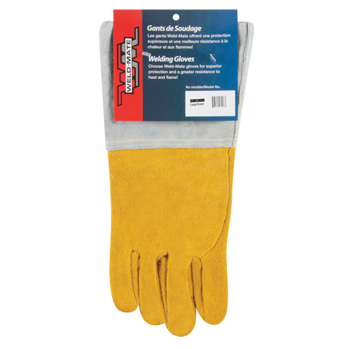 Gants de soudage TIG &agrave; ajustement sup&eacute;rieur, Cuir de daim refendu, Taille Grand Pathway Supply LP