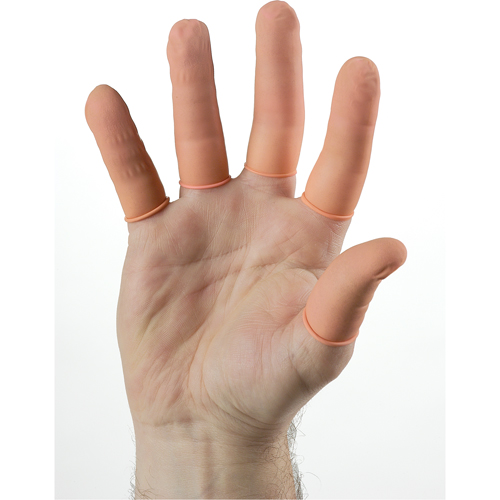Doigtiers antistatiques en latex pour salles propres QRP Pathway Supply LP
