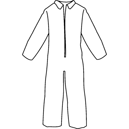 Pyrolon&reg; Plus 2 Disposable FR Coveralls, Small, Blue, FR Treated Fabric Pathway Supply LP