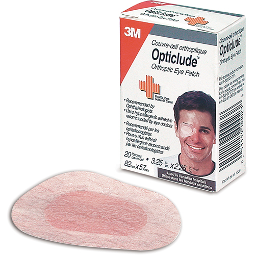 3MTM OpticludeTM Orthoptic Patch, Eye, Class 1 Pathway Supply LP