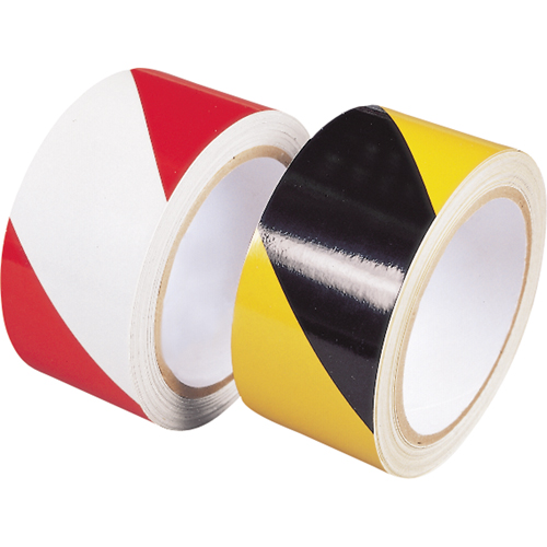 Engineer Grade Reflective Tape, 2" x 30', Polyethylene, Black and Yellow Pathway Supply LP