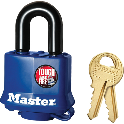 Cadenas r&eacute;sistant aux intemp&eacute;ries, Cl&eacute;s diff&eacute;rentes, Acier lamin&eacute;, Largeur de 1-9/16" Pathway Supply LP