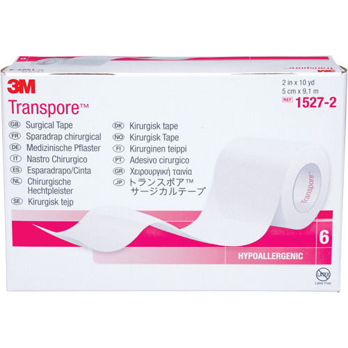 Transpore Surgical Tape, Class 1, 30' L x 2" W Pathway Supply LP