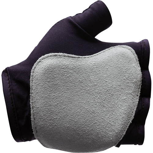 Gants antichocs sans doigts, main droite, T-petit, Paume en Cuir refendu, Poignet &agrave; enfiler Pathway Supply LP