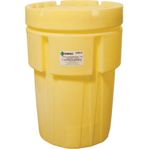 Baril de r&eacute;cup&eacute;ration Poly-Overpack 110 , 103 gal. US, Stationnaire Pathway Supply LP